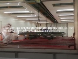 活动门喷粉视频