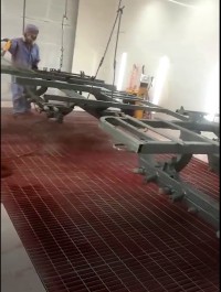 农机超大工件手动喷粉系统