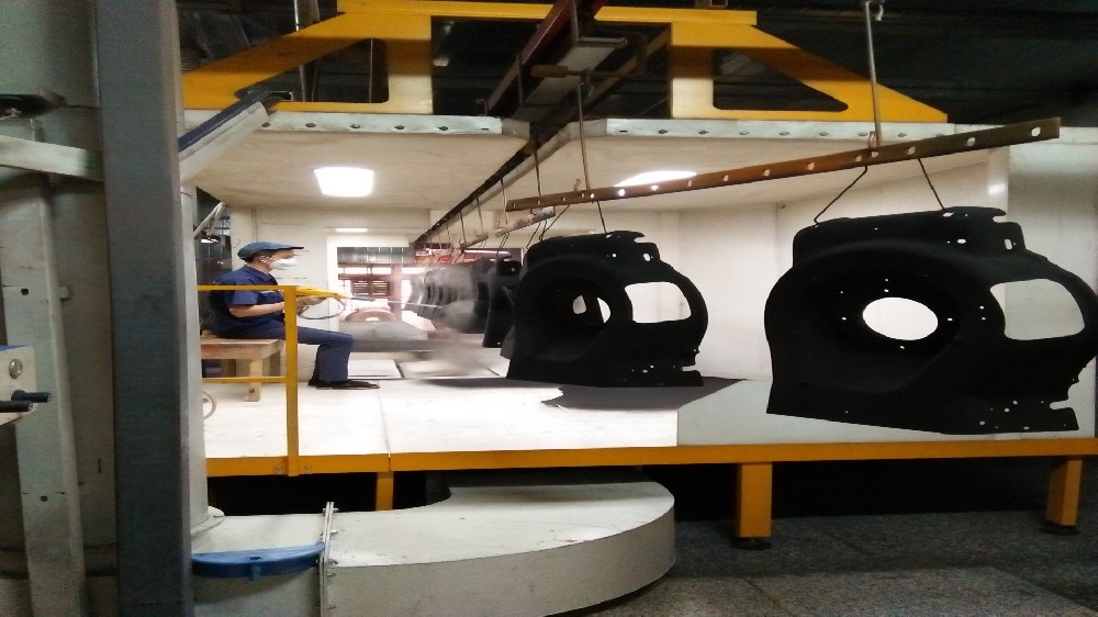 汽车部件喷粉房