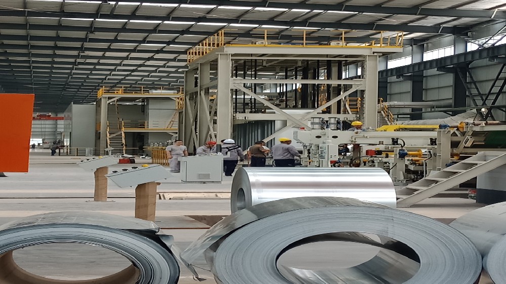 卷板粉末涂装流水线