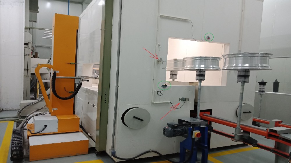 轮毂自动喷粉房系统