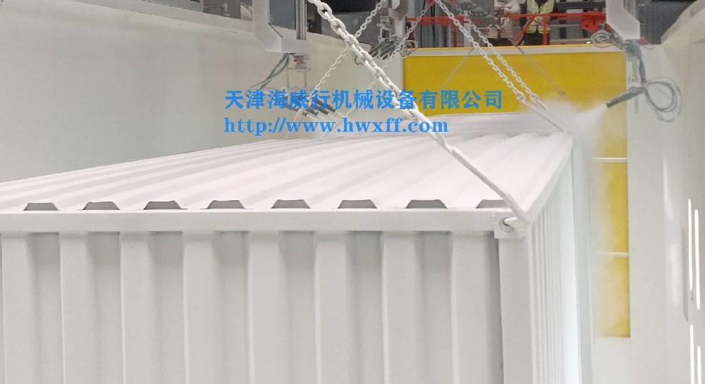 Commercial vehicle four axis manipulator automatic dusting system