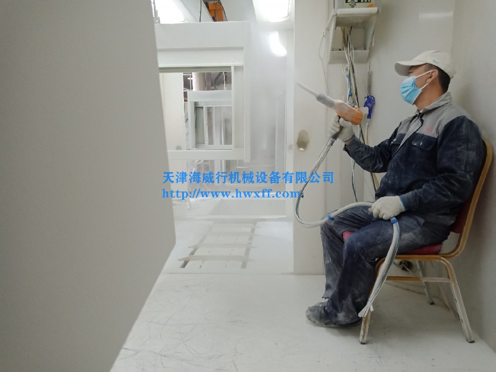 Dusting system for laboratory furniture