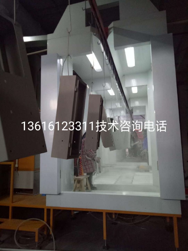 保险箱机器人喷粉